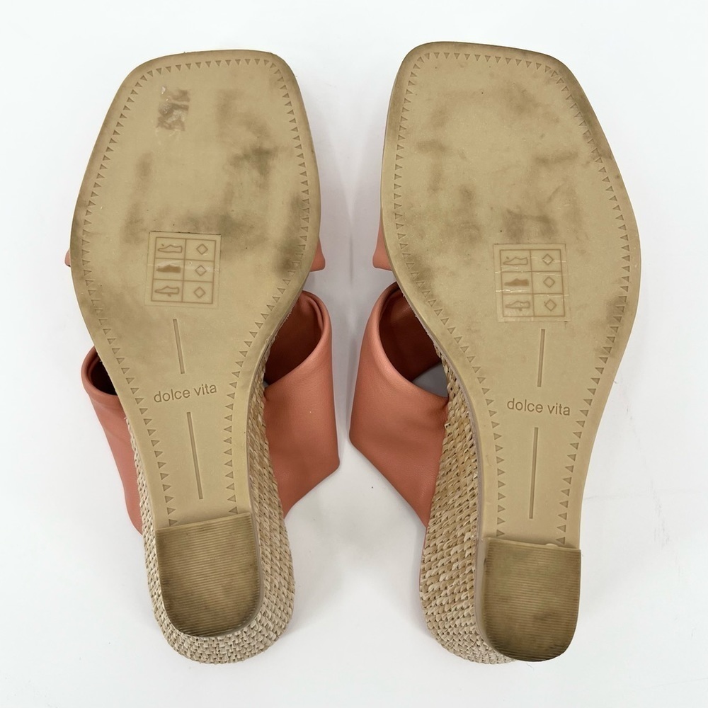 Dolce Vita Ninna Knot Coral Wedge Sandals Size 7 - Picture 10 of 10